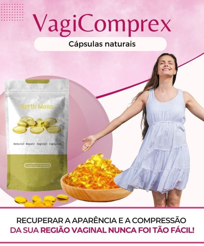 COMPRE 1 LEVE 3 - VagiComprex - Cápsulas Naturais Efeito Compressão