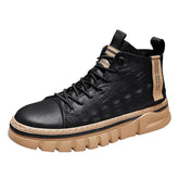 Bota Masculina Couro Moderna 907 FashionShope Bege Fosco 37 