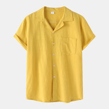 Camisa Manga Curta - Bern Camisetas e tops FashionShope Amarelo P 