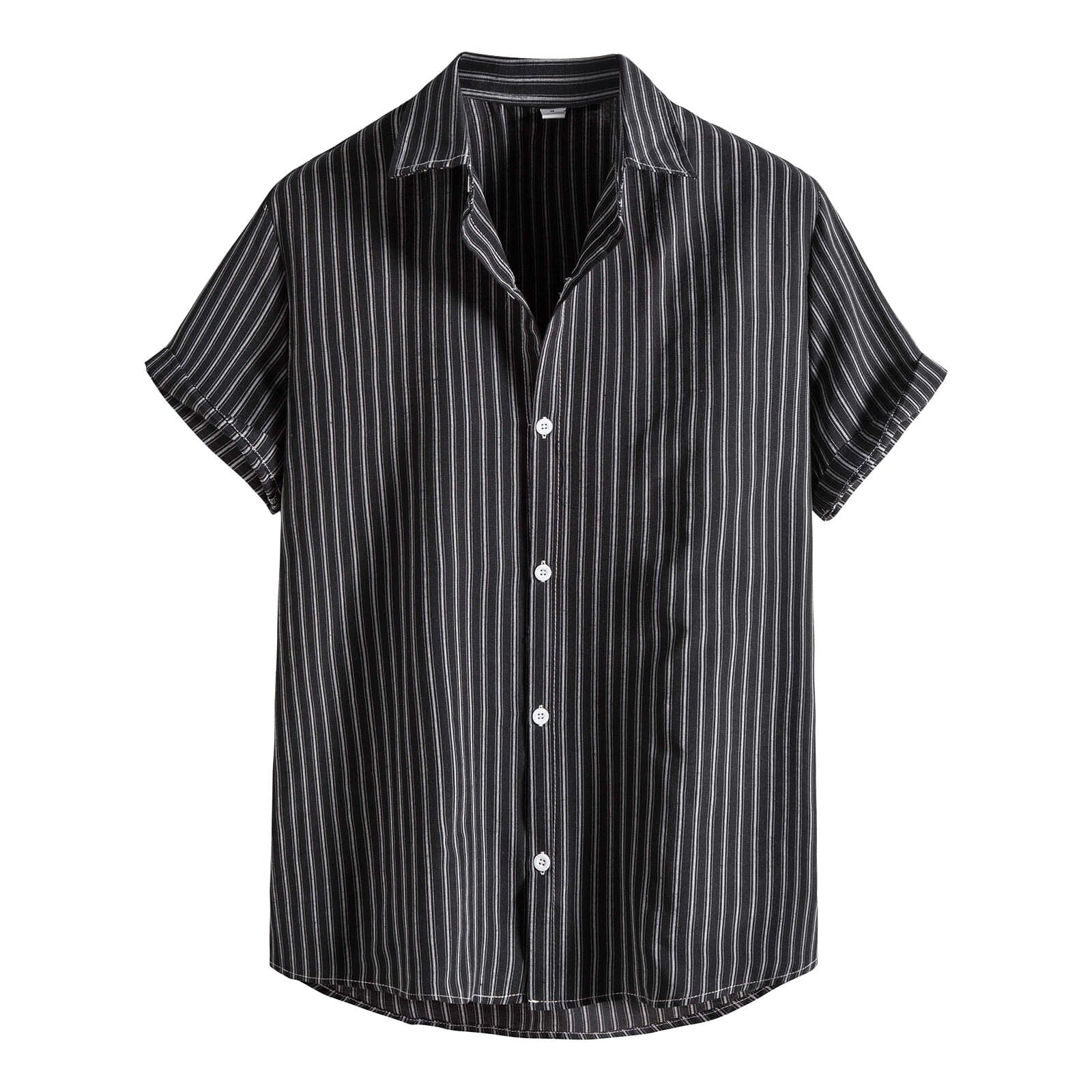 Camisa Manga Curta - Timo Camisetas e tops FashionShope Preto P 