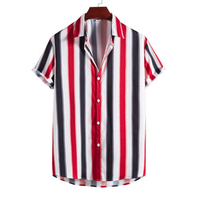 Camisa Manga Curta - Veron Camisetas e tops FashionShope Vermelho P 