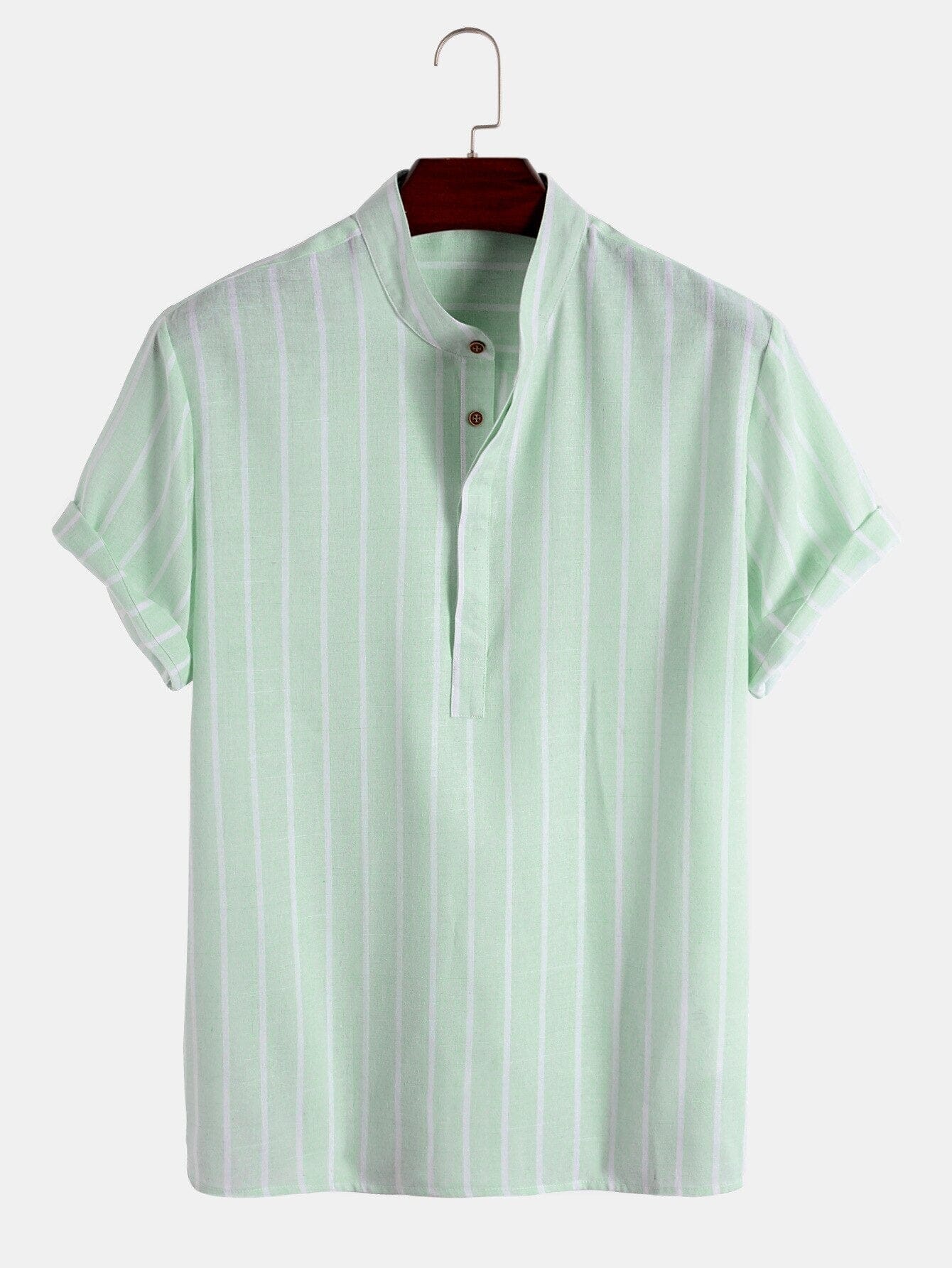 Camisa Manga Curta - Vile Camisetas e tops FashionShope Verde P 