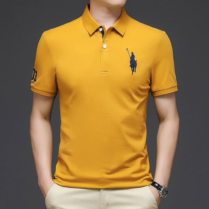 Camisa Polo Horse FashionShope Amarela M 