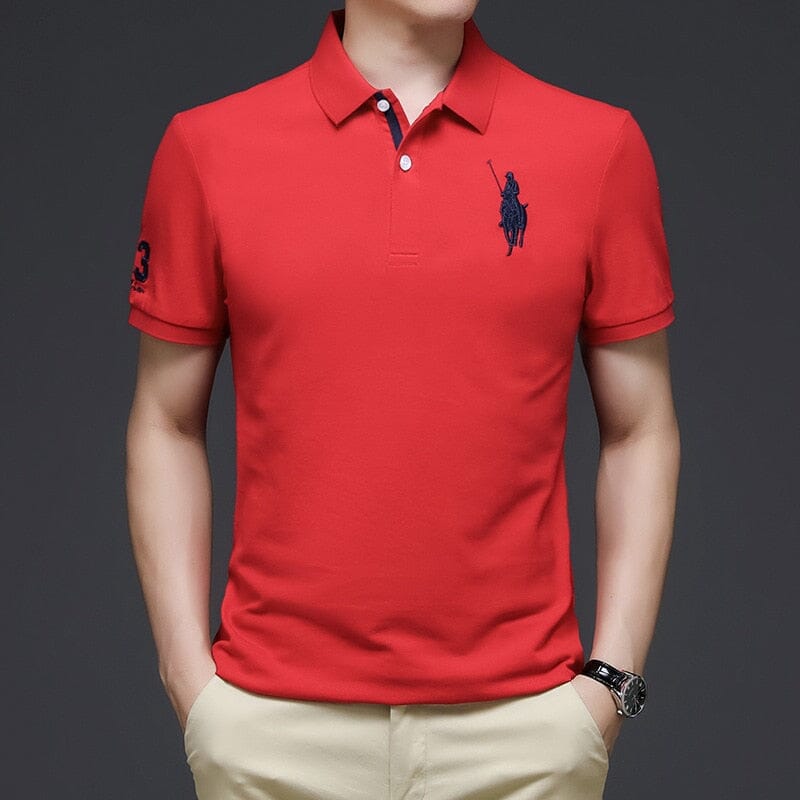 Camisa Polo Horse FashionShope Vermelha M 