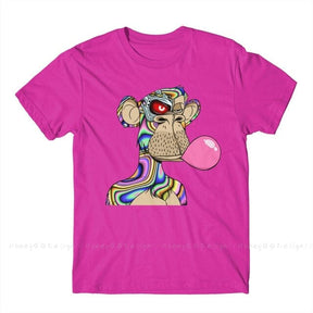 Camiseta NFT Cyborg FashionShope Fuchsia P 