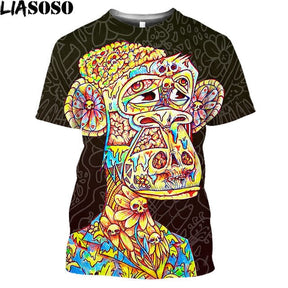 Camiseta NFT Estampada FashionShope Gorila 1 P 