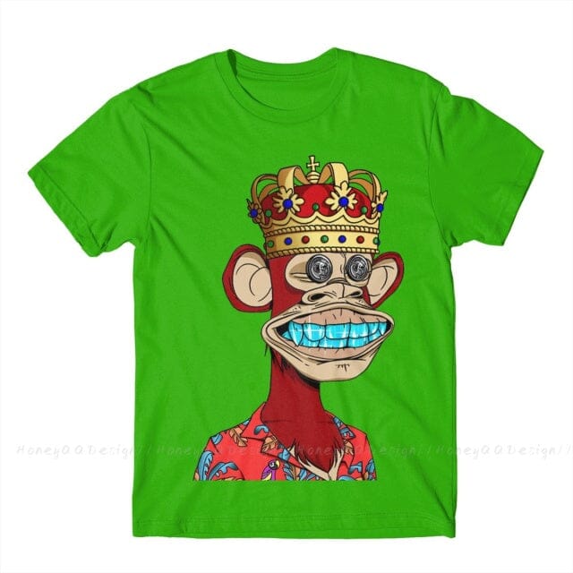 Camiseta NFT King FashionShope green S 