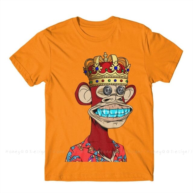 Camiseta NFT King FashionShope Orange G 