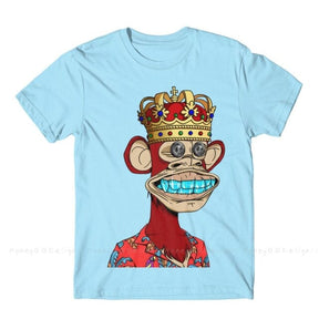 Camiseta NFT King FashionShope sky blue M 