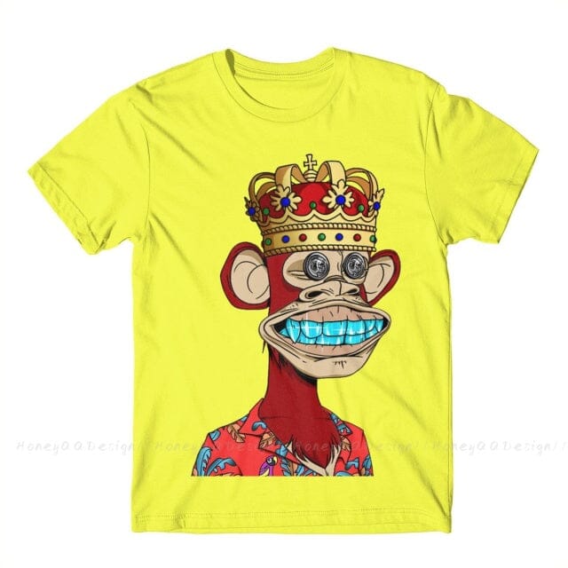 Camiseta NFT King FashionShope YELLOW S 