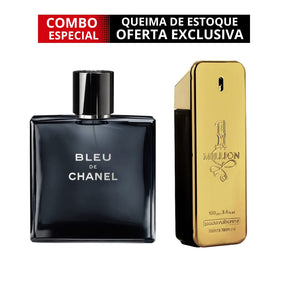 Combo Perfumes | Bleu de Chanel e Million - 100ml