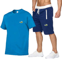 Kit Camiseta + Bermuda LCT FashionShope Camiseta Azul+ Bermuda Azul P 