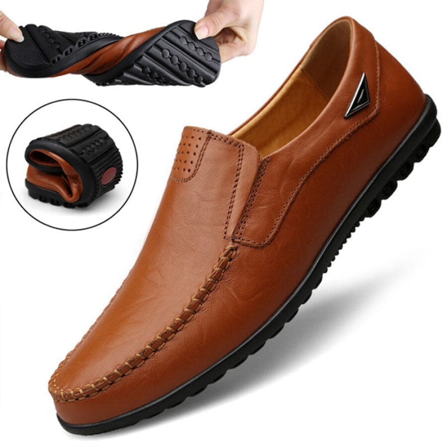 Mocassim Masculino de Couro Casual 873 FashionShope 