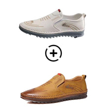 Mocassim Ortopédico Italian® - Compre 1 e Leve 2 Mocassim Italian Compre 1 e Leve 2 - SAPATO 02 AlphasMacho Branco + Marrom 36 