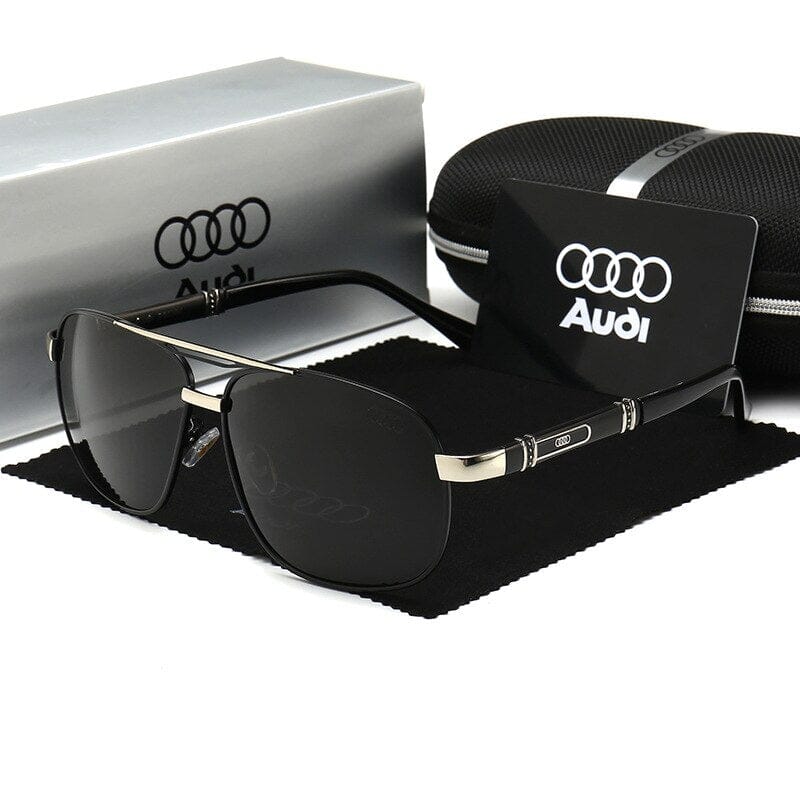 Óculos Audi XR8 FashionShope prata 