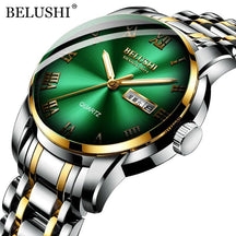 Relógio Masculino BELUSHI Titanium BELUSHI - Relógio FashionShope Prata e Verde 