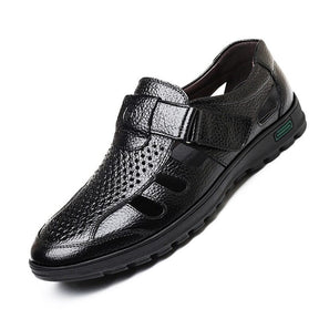 Sapato de Couro Aberto Masculino Confort Sapato de Couro Aberto - SAPATO 002 AlphasMacho 