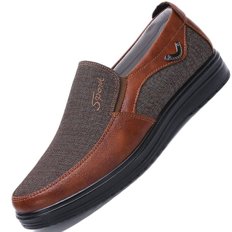 Sapato Masculino Slip on Casual 860 FashionShope Brown 38 