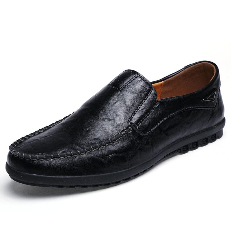 Sapato Mocassim Masculino de Couro - Genuine mocassim dubai - SAPATOS 02 AlphasMacho Preto 37 