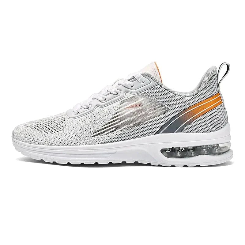 Tênis AirMax Confort Calçados Masculinos AlphasMacho Cinza 37 