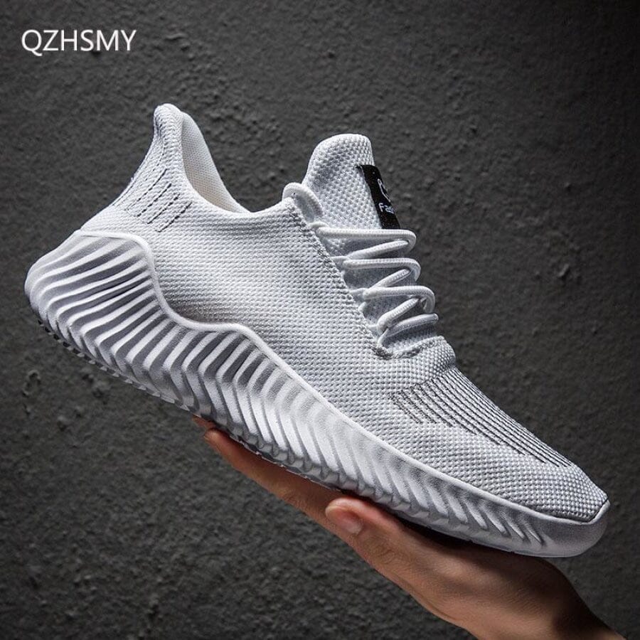 Tênis Sneakers Masculino Mesh - Fashion Chevron 628 FashionShope White 37 